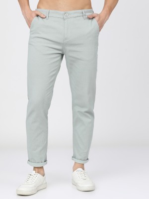 KETCH Slim Fit Men Grey Trousers