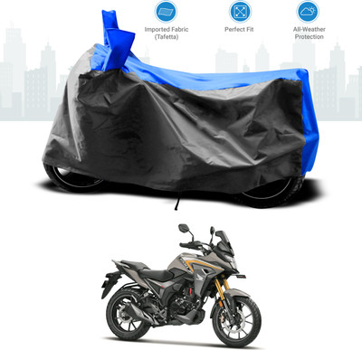 GOSHIV-car and bike accessories Two Wheeler Cover for Honda(CB, Blue)