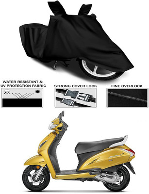 KEDIT Waterproof Two Wheeler Cover for Honda(Activa 6G, Black)