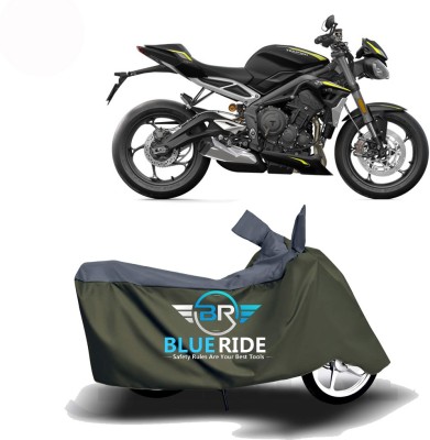 BLUERIDE Two Wheeler Cover for Triumph(Street Triple RS, Green)