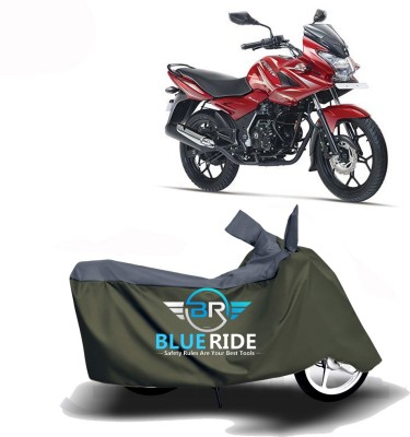 BLUERIDE Two Wheeler Cover for Bajaj(Discover 125 DTS-i, Green)