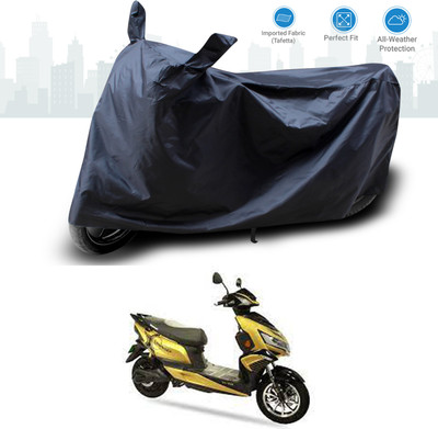 GOSHIV-car and bike accessories Two Wheeler Cover for Okinawa(i-Praise, Black)