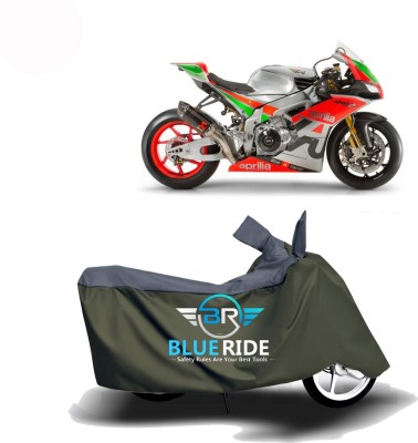 BLUERIDE Two Wheeler Cover for Aprilia(RSV4, Green)