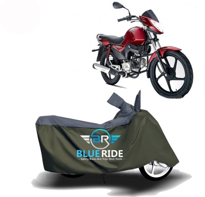 BLUERIDE Two Wheeler Cover for Mahindra(Stallio, Green)