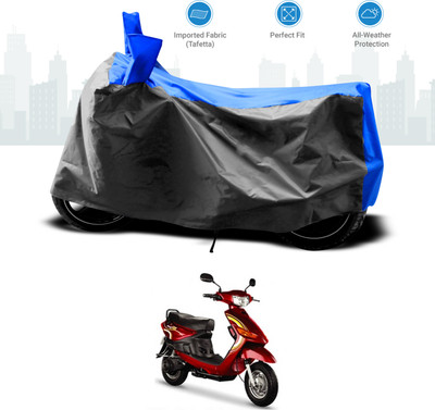 GOSHIV-car and bike accessories Two Wheeler Cover for Indus(Yo Spark, Blue)