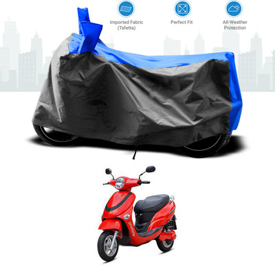 GOSHIV-car and bike accessories Two Wheeler Cover for Hero(Electric Photon, Blue)