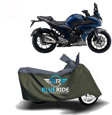 BLUERIDE Two Wheeler Cover for Yamaha(Fazer, Green)