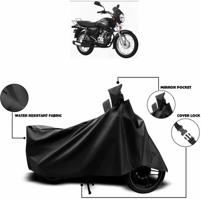 KEDIT Two Wheeler Cover for Universal For Bike(Boxer AT, Black)