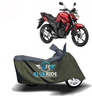 BLUERIDE Two Wheeler Cover for Yamaha(FZ16, Green)