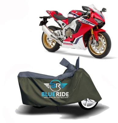 BLUERIDE Two Wheeler Cover for Honda(CBR1000RR Fireblade, Green)