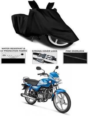 KEDIT Two Wheeler Cover for Hero(HF Deluxe BS6, Black)