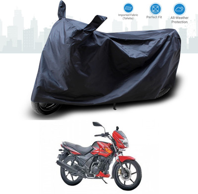 GOSHIV-car and bike accessories Two Wheeler Cover for TVS(Flame DS 125, Black)