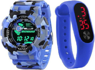 Actn A1C ORIGINAL SET OF 2 DIGITAL COMBO FOR KIDS , MEN , BOYS SPORT AMERICAN BRANDED WATER RESISTANCE WITH SCREEN TOUCH LED DATE AND TIME Digital Watch - For Men Women NEW GENERATION WATCH Analog-Digital Watch  - For Men & Women