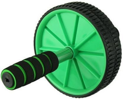 GJSHOP Double AB Roller Core Abdominal Workout with Free Knee Mat and Anti Slip Handles Ab Exerciser(Green)