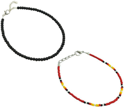 HIGH TRENDZ Alloy Anklet(Pack of 2)