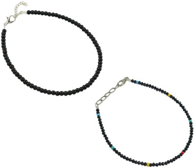 HIGH TRENDZ Combo pack of 2 Single Leg Alloy Anklet(Pack of 2)