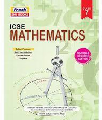 Frank ICSE MATHEMATICS CLASS 7(Paperback, B Nirmala Shastry)