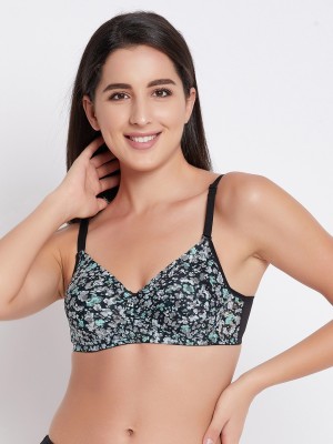 Clovia Women T-Shirt Lightly Padded Bra(Black)