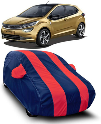 Skyclun Car Cover For Tata Altroz (With Mirror Pockets)(Red)