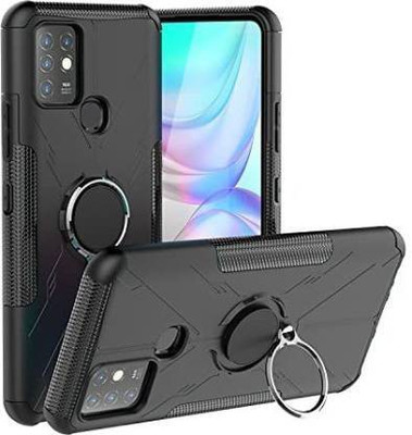 NewSelect Back Cover for Infinix Hot 10(Black, Shock Proof, Pack of: 1)
