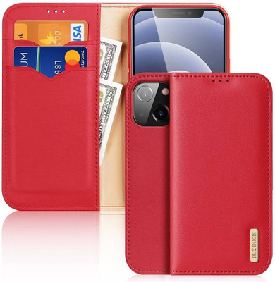 Dux Ducis Flip Cover for APPLE iPhone 13 II APPLE iPhone 13 6.1inch(Red, Shock Proof)