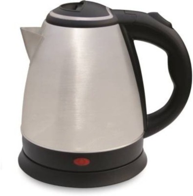 Briqre Durable and Heat Resistant Hot Water Kettle with Latest Design Electric Kettle(1.7 L, Silver, Black)