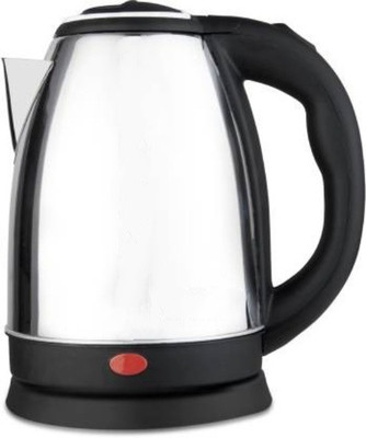 Briqre InstaHot with Quick and Durable Boiling Electric Kettle(1.7 L, Silver, Black)