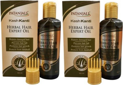 PATANJALI Kesh Kanti Herbal Hair Expert Oil (pack of 2) Hair Oil(100 ml)