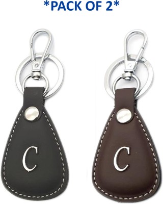 VS Club COMBO_C_LETTER_KEYCHAIN_BLACK_BROWN Key Chain