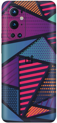 Yuckquee Compatible with OnePlus 9 Pro Mobile Skin/Wrap/Sticker for Back & Sides & Camera, Protective, Stratchless, Matte. D-5 Mobile Skin(Abstract)