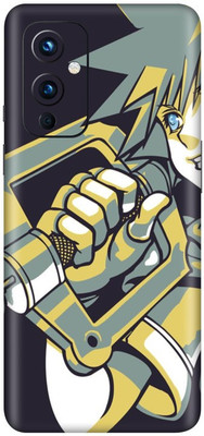 Yuckquee Compatible with OnePlus 9 Mobile Skin/Wrap/Sticker for Back & Sides & Camera, Protective, Stratchless, Matte. D-80 Mobile Skin(Abstract)
