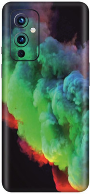 Yuckquee Compatible with OnePlus 9 Mobile Skin/Wrap/Sticker for Back & Sides & Camera, Protective, Stratchless, Matte. D-70 Mobile Skin(Abstract)
