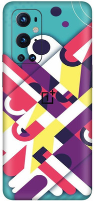 Yuckquee Compatible with OnePlus 9 Pro Mobile Skin/Wrap/Sticker for Back & Sides & Camera, Protective, Stratchless, Matte. D-18 Mobile Skin(Abstract)