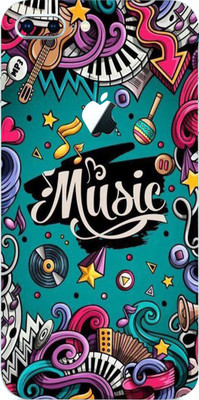 BugguSkin Apple iPhone 8 Plus Mobile Skin(Ultra Super Music Graffiti Skin With High Matte Finish.)