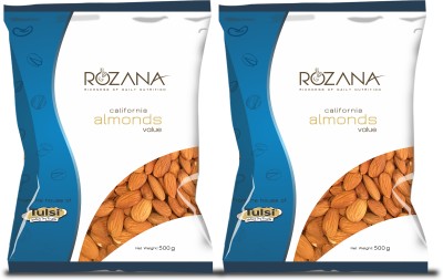 Tulsi California Rozana Value Pack Of 2 Almonds(2 x 0.5 kg)