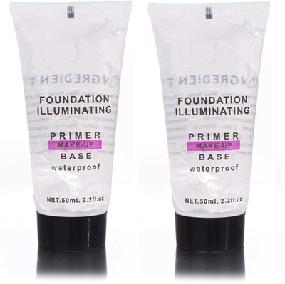 GFSU FOUNDATION ILLUMINATING GEL TUBE PRIMER MAKE UP BASE WATER PROOF Primer  - 100 ml(TRANSPARENT)