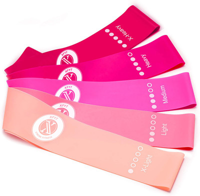 XFYT Resistance Latex loop bands Resistance Tube(Pink)