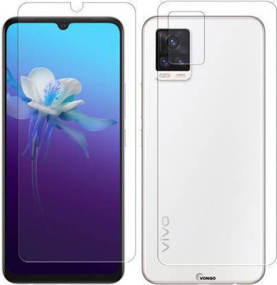 PONDRIK Front and Back Screen Guard for Vivo V20(Pack of 2)