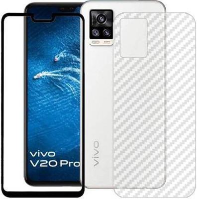 PONDRIK Front and Back Screen Guard for Vivo V20 PRO(Pack of 2)