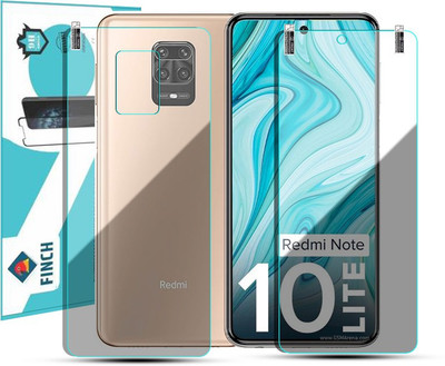 FINCH Front and Back Screen Guard for REDMI NOTE 10 LITE(Pack of 2)