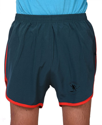 labh traders Solid Men Green Regular Shorts