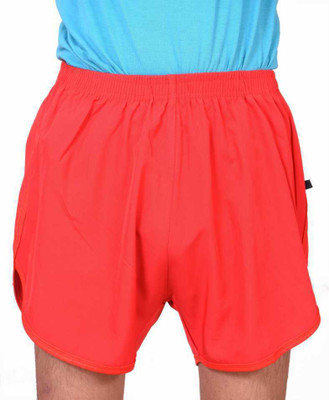 labh traders Solid Men Red Running Shorts