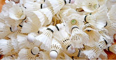 clark feather white 8876 shuttle pack of 10 Feather Shuttle  - White(Medium, 77, Pack of 10)