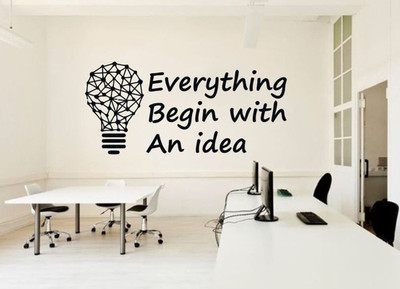 DICTON HUB 59 cm Motivation Removable Sticker(Pack of 1)