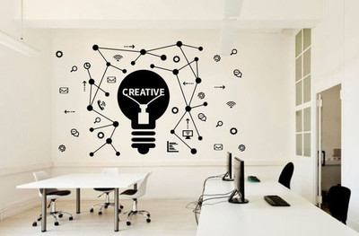 DICTON HUB 59 cm Motivation Removable Sticker(Pack of 1)