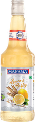 MANAMA Lemon and Barley Syrup, Mixer for Mocktails and Cocktails 750ML(750 ml, Pack of 1)