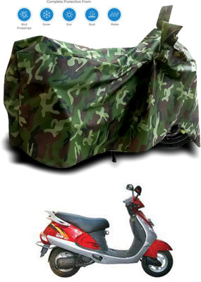 AUTOCAD Waterproof Two Wheeler Cover for Kinetic(Nova EX, Multicolor)