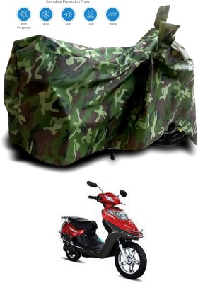 OliverX Waterproof Two Wheeler Cover for Hero(Electric Flash, Multicolor)