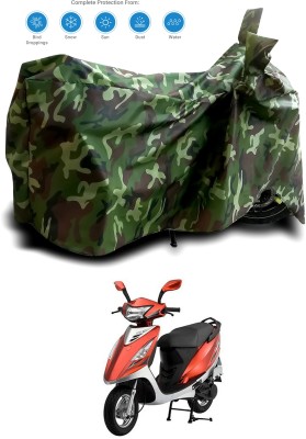 AUTOCAD Waterproof Two Wheeler Cover for TVS(Scooty Streak, Multicolor)