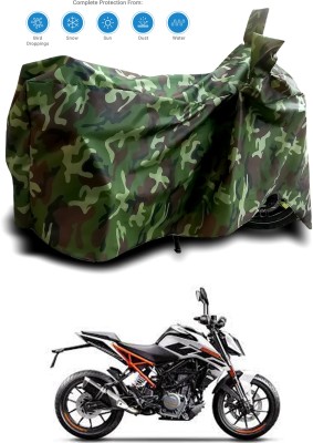 OliverX Waterproof Two Wheeler Cover for KTM(250 Duke, Multicolor)